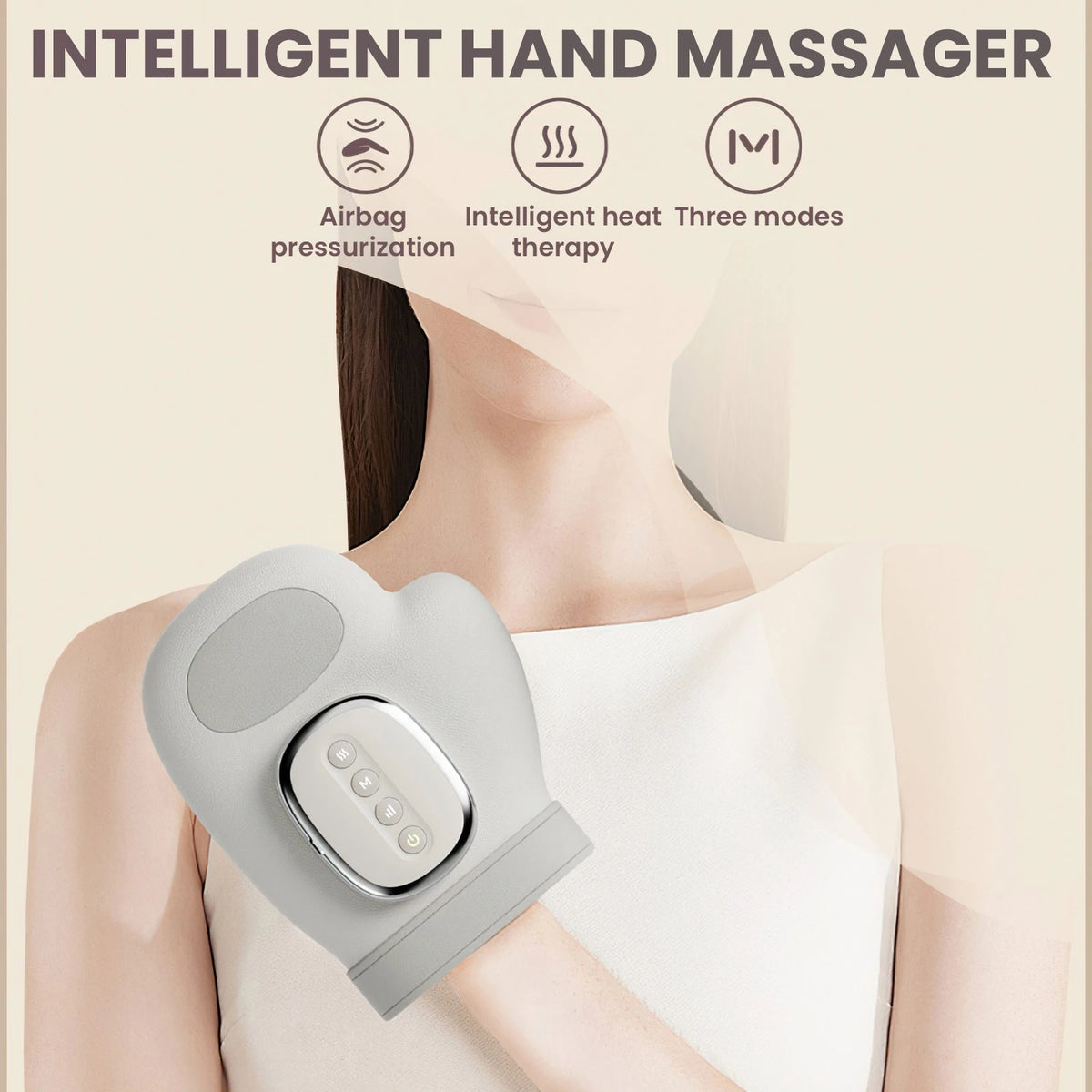ZenHand – Masajeador de manos recargable