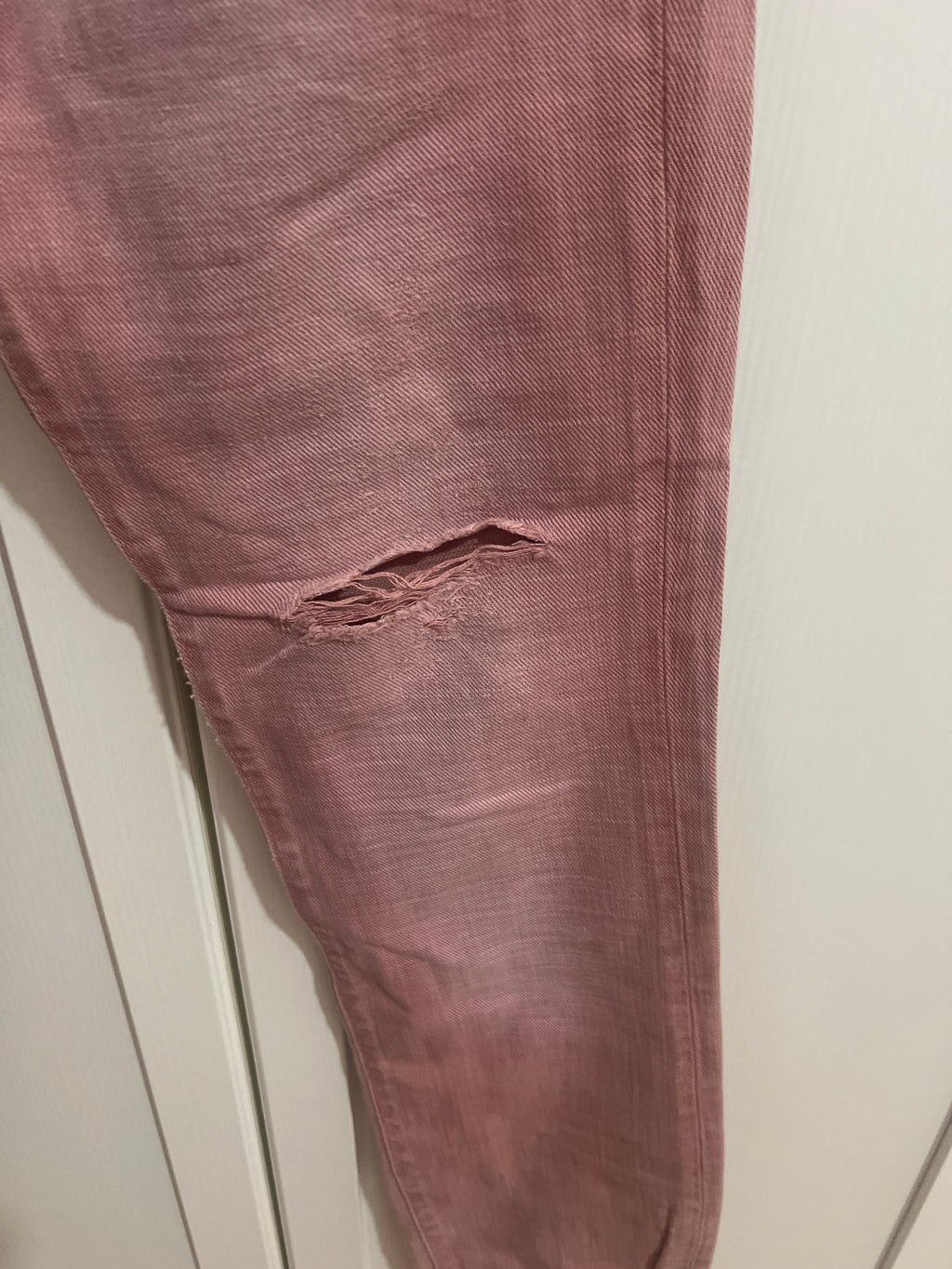 Jeans color rosa
