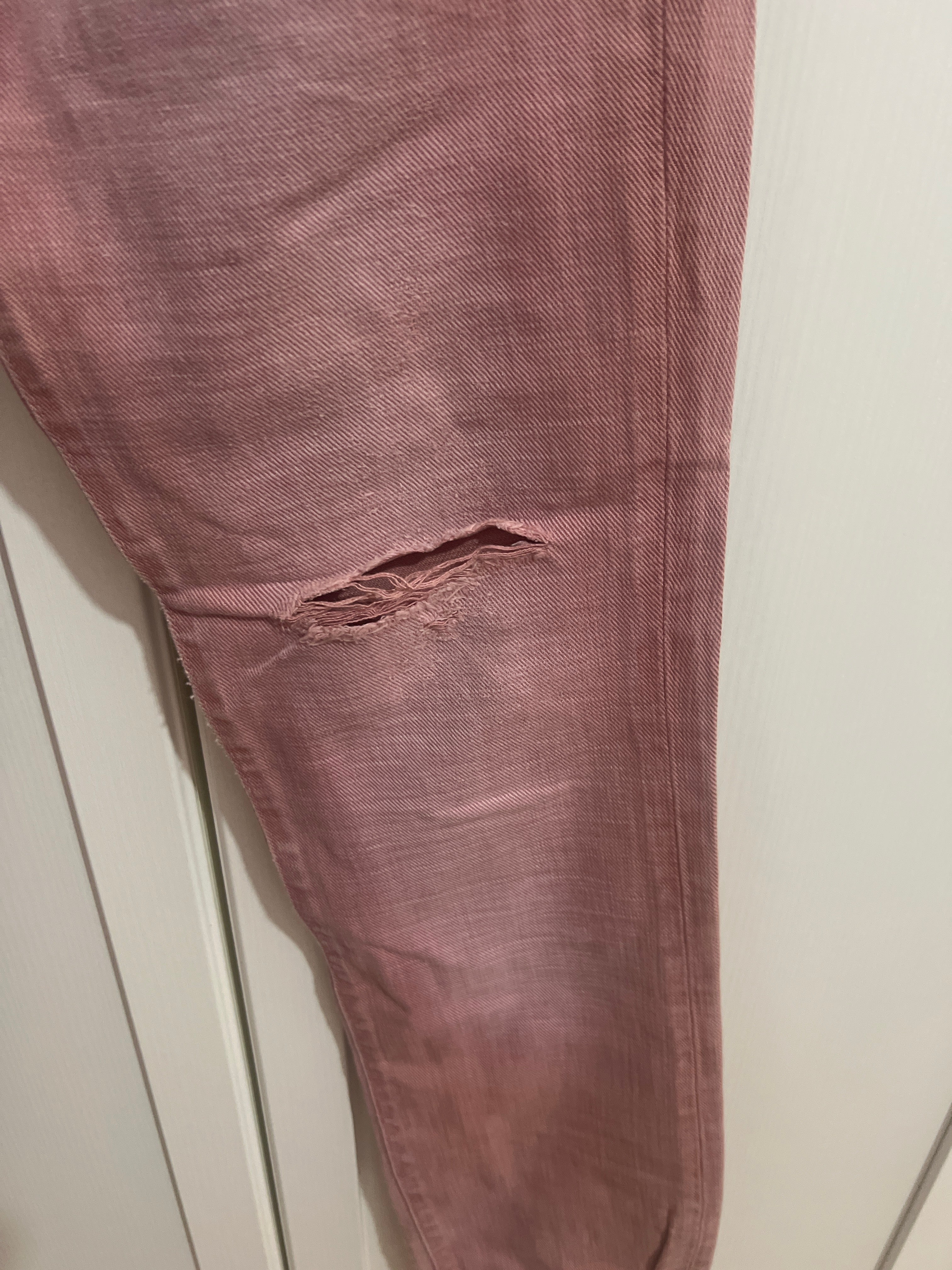 Jeans color rosa