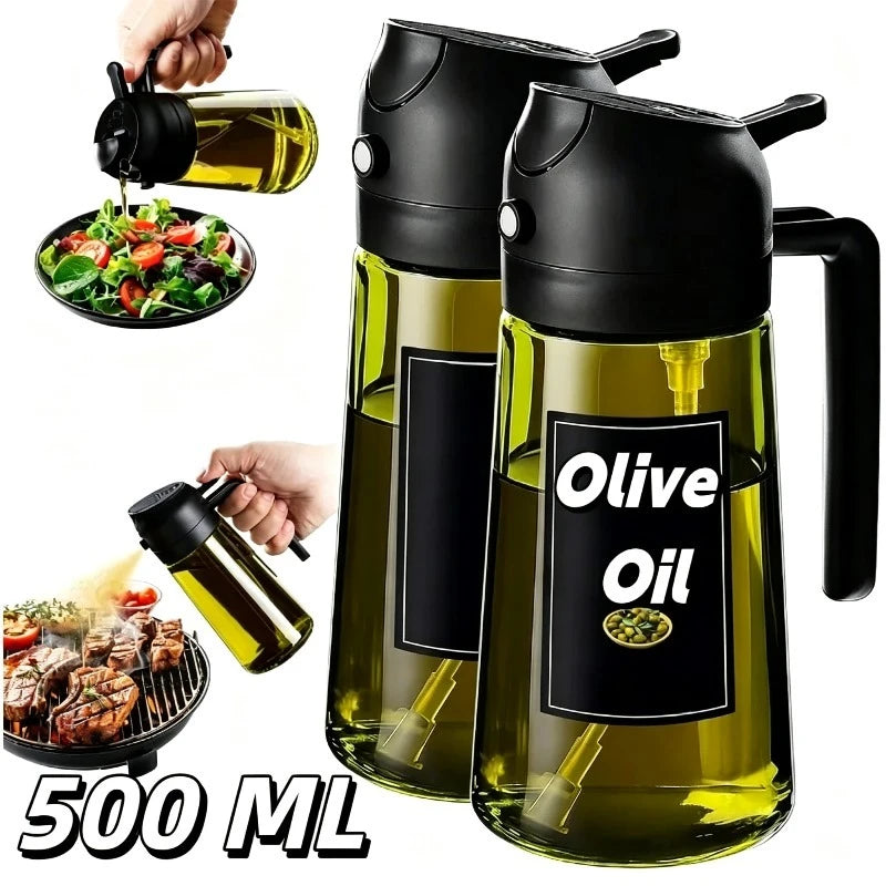 Dispensador de aceite de oliva – Botón oscuro antilight
