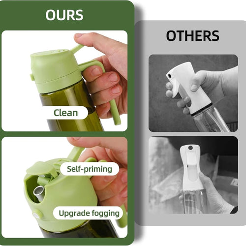 Dispensador de aceite de oliva – Botón oscuro antilight