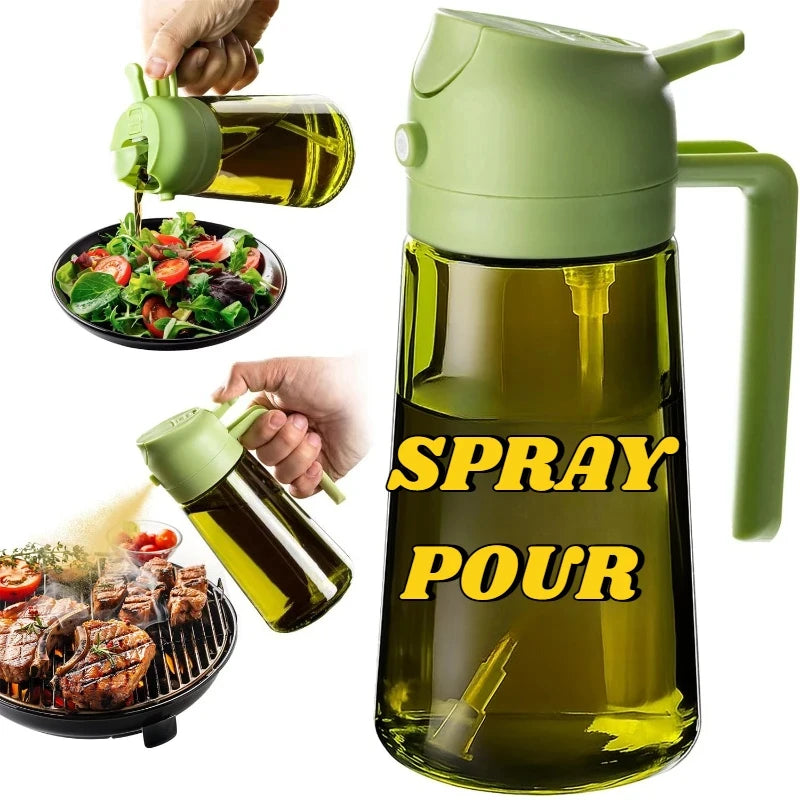 Dispensador de aceite de oliva – Botón oscuro antilight