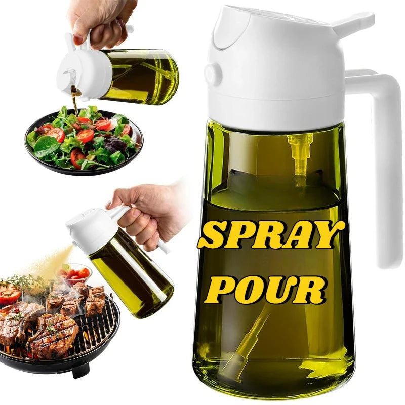 Dispensador de aceite de oliva – Botón oscuro antilight