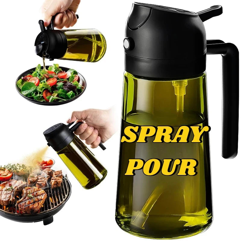 Dispensador de aceite de oliva – Botón oscuro antilight