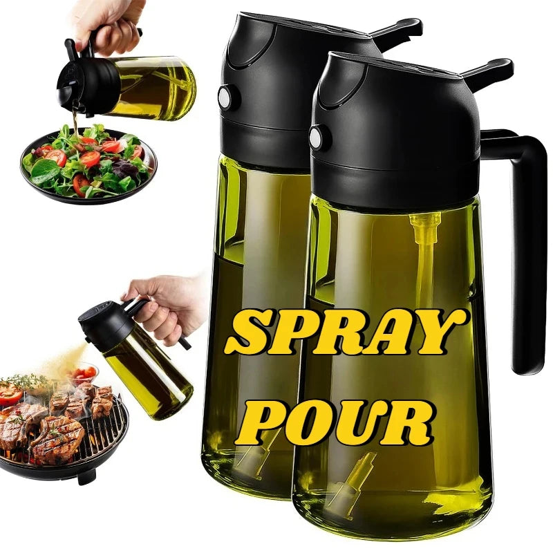 Dispensador de aceite de oliva – Botón oscuro antilight