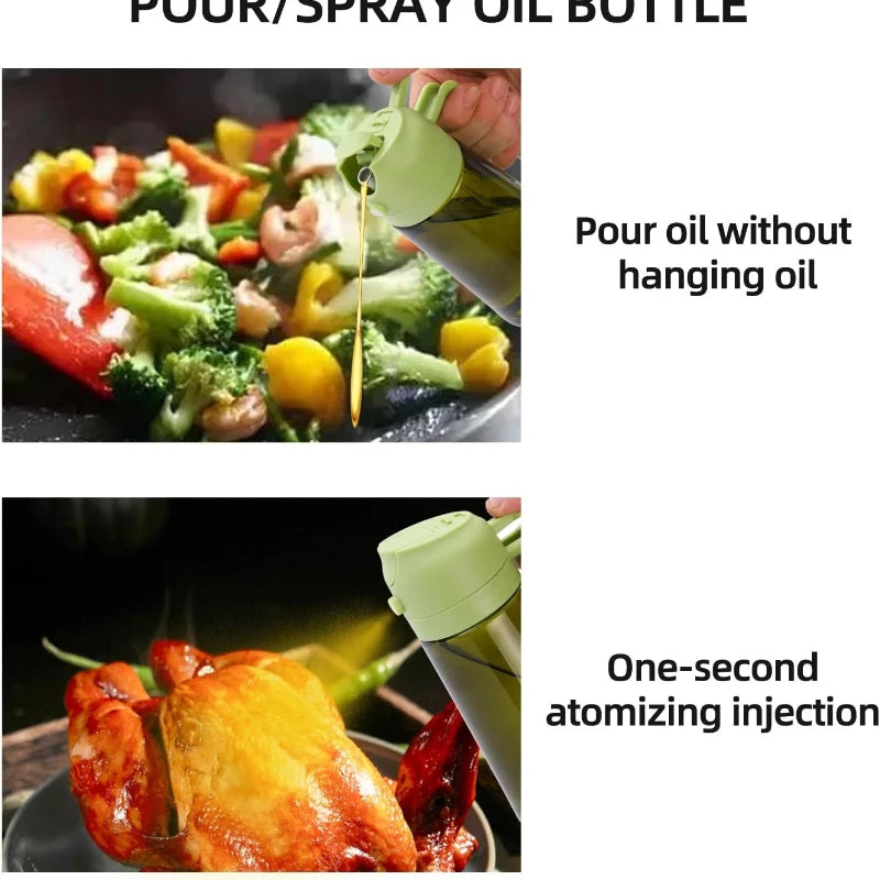 Dispensador de aceite de oliva – Botón oscuro antilight